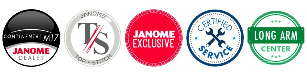 Janome Exclusive Dealers only sell Janome Sewing Machines.